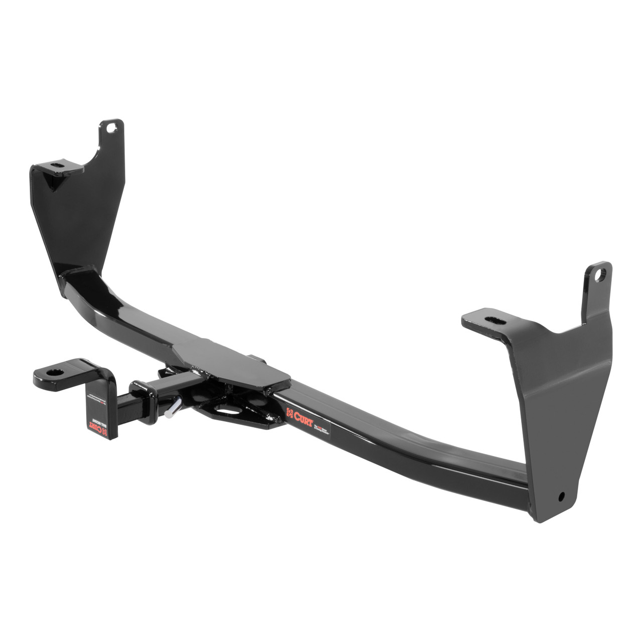 CURT 121423 Class 2 Trailer Hitch with Ball Mount, 1-1/4-In Receiver, Fits Select Jeep Renegade