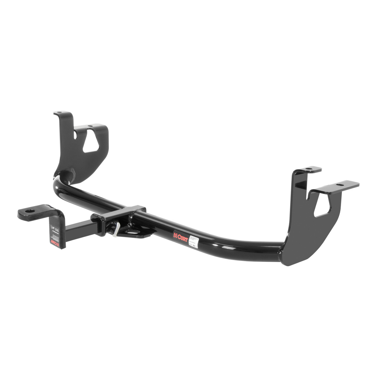 CURT 110743 Class 1 Trailer Hitch with Ball Mount, 1-1/4-In Receiver, Fits Select Volkswagen GTI, Rabbit