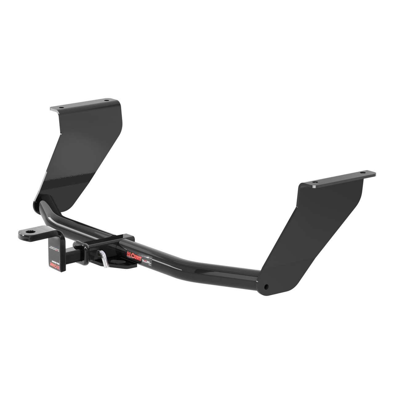 CURT 121653 Class 2 Trailer Hitch with Ball Mount, 1-1/4-In Receiver, Fits Select Hyundai Genesis, G80, G90