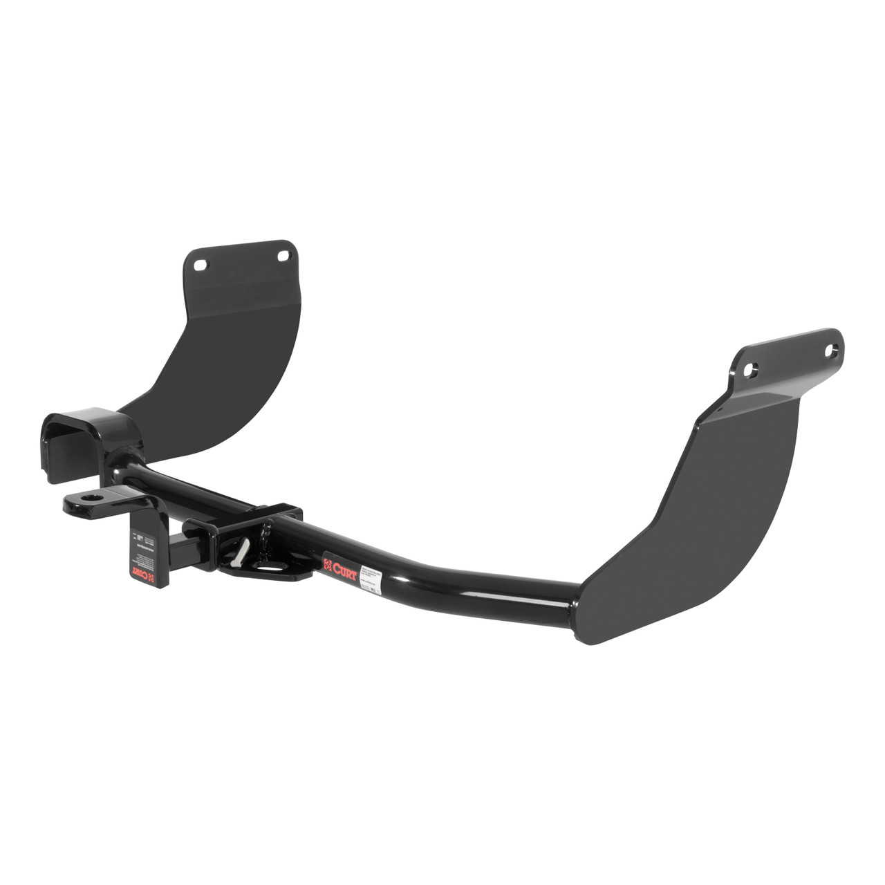 CURT 120763 Class 2 Trailer Hitch with Ball Mount, 1-1/4-In Receiver, Fits Select Ford Transit Connect