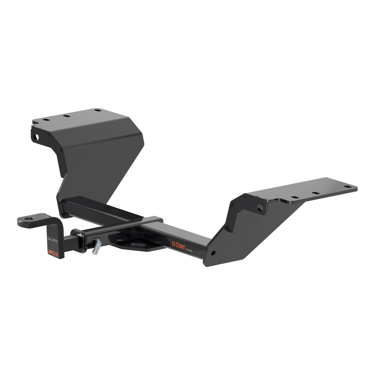 CURT 121853 Class 2 Trailer Hitch with Ball Mount, 1-1/4-In Receiver, Fits Select Buick Regal Sport, Chevrolet Malibu