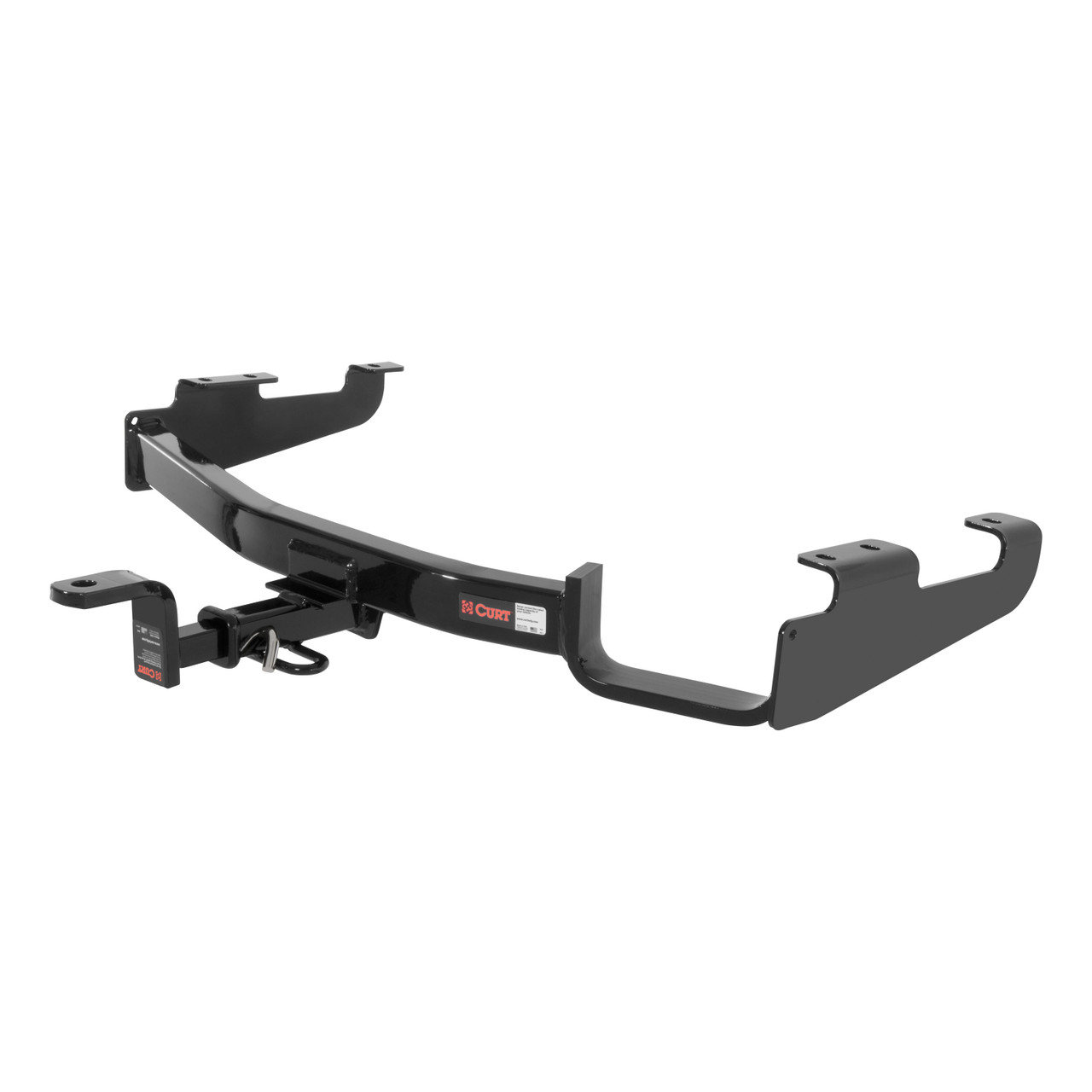CURT 123623 Class 2 Trailer Hitch with Ball Mount, 1-1/4-In Receiver, Fits Select Chrysler Town & Country, Dodge Caravan, Plymouth Voyager