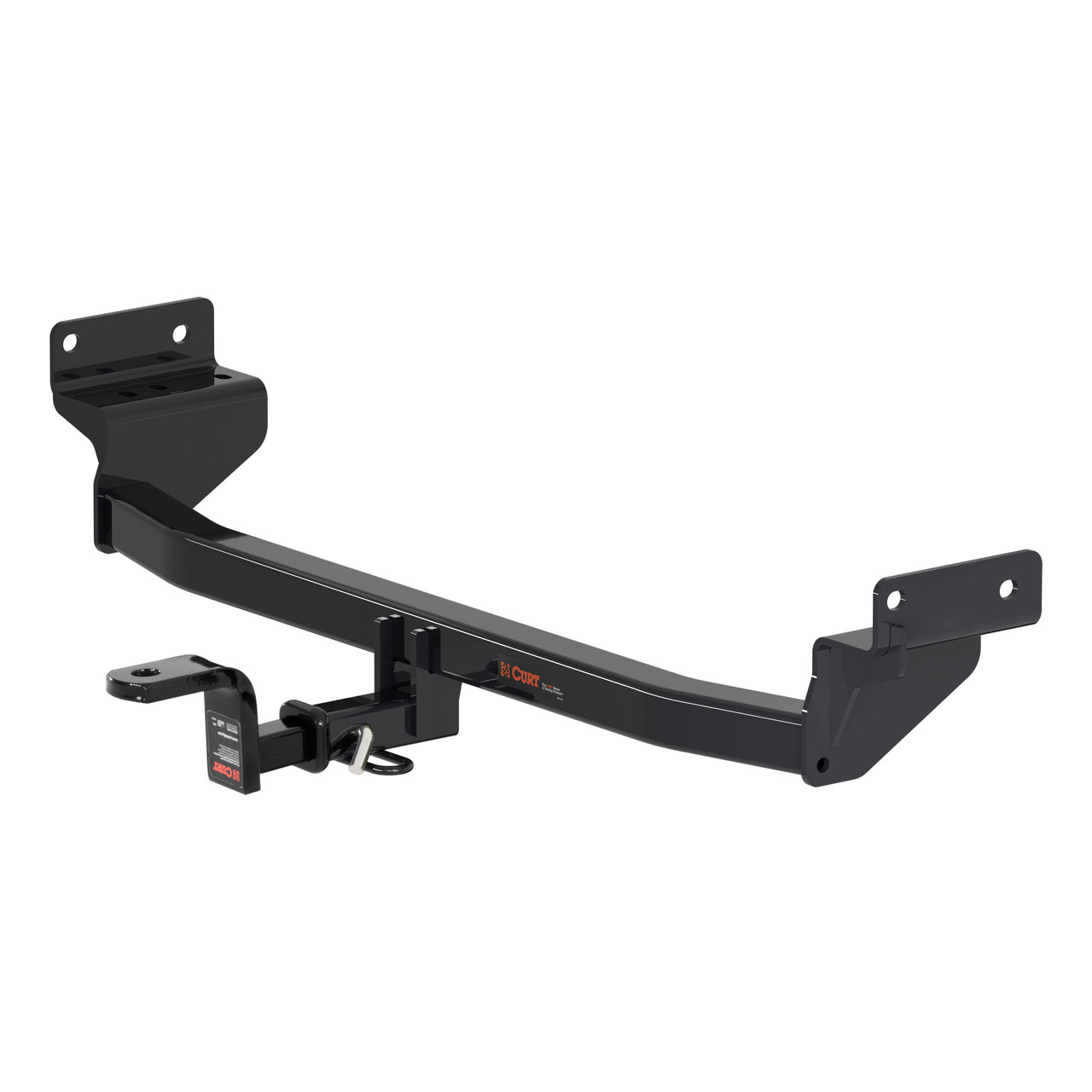 CURT 121713 Class 2 Trailer Hitch with Ball Mount, 1-1/4-In Receiver, Fits Select Kia Niro (Except Plug-In)