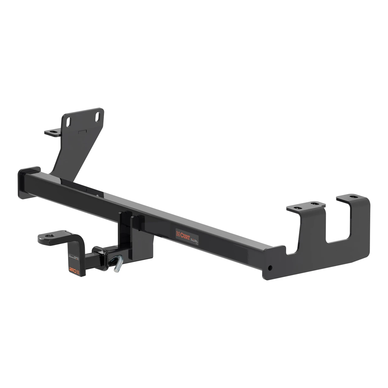 CURT 121883 Class 2 Trailer Hitch with Ball Mount, 1-1/4-In Receiver, Fits Select Ford EcoSport