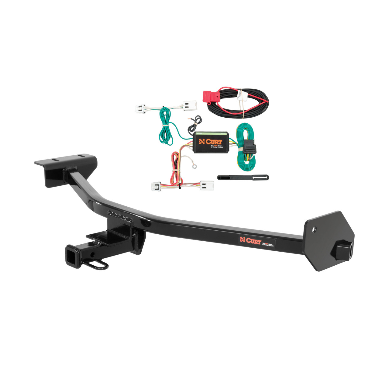 11 - 17 Nissan Leaf CURT Class 1 1.25" Trailer Hitch w/ 4-flat Wiring Kit 11396