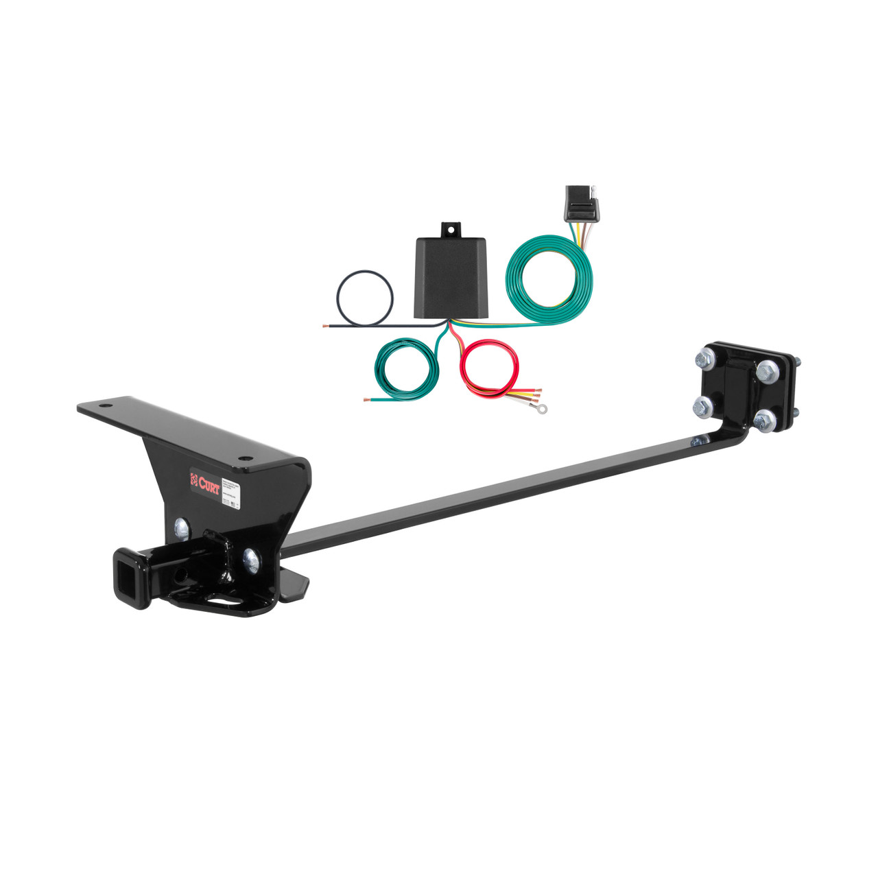 10 - 16 Mercedes-Benz E351 Sedan CURT Class 1 1.25" Trailer Hitch w/ 4-flat Wiring Kit 11001
