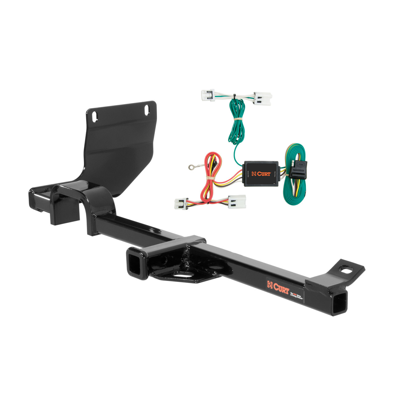 11 - 17 Nissan Juke FWD, excluding Nismo CURT Class 1 1.25" Trailer Hitch w/ 4-flat Wiring Kit 11302
