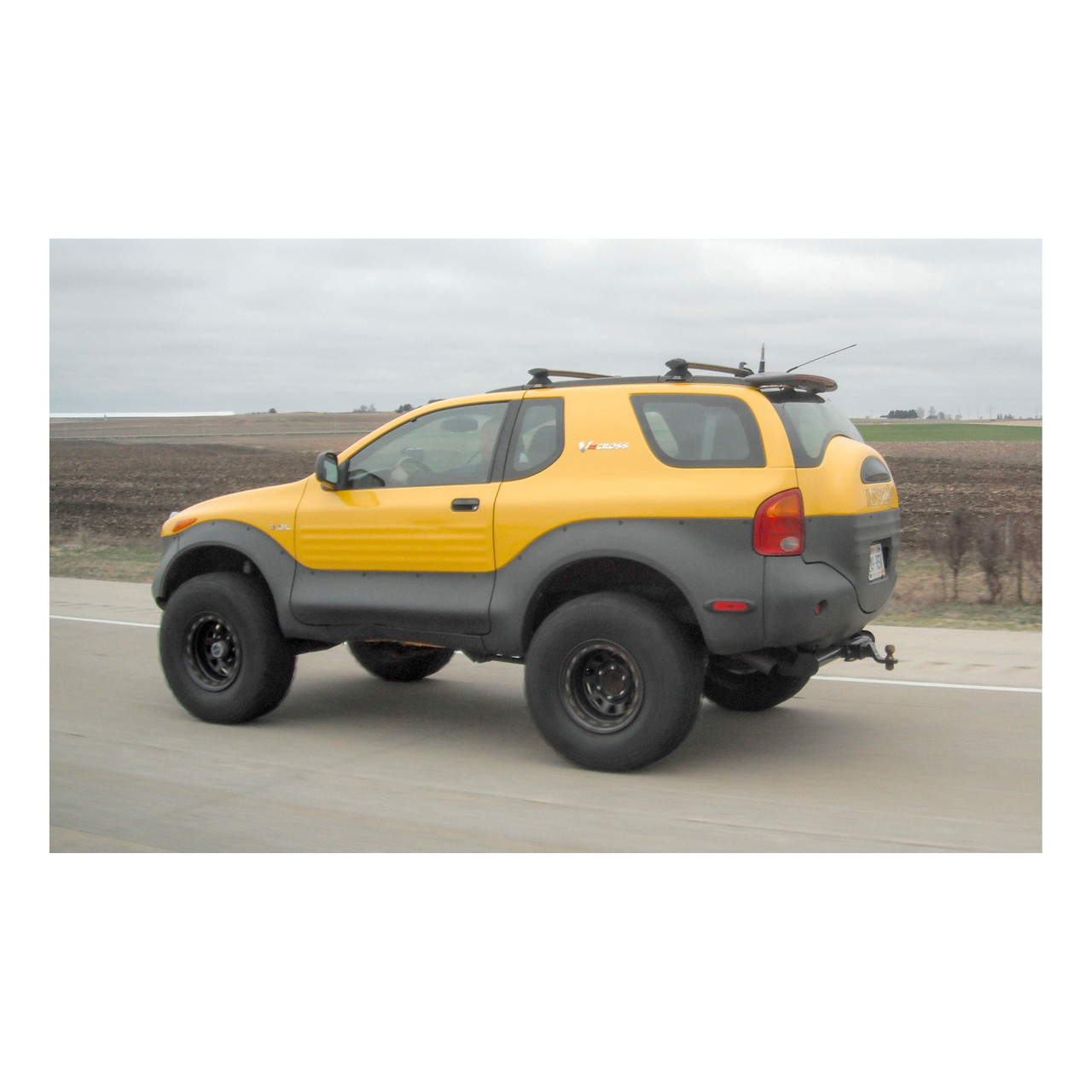 98 - 02 HONDA Passport With door mounted spare tire 2in. CURT Trailer Hitch + Ball Mount + Cover + Lock Kit HWA1378