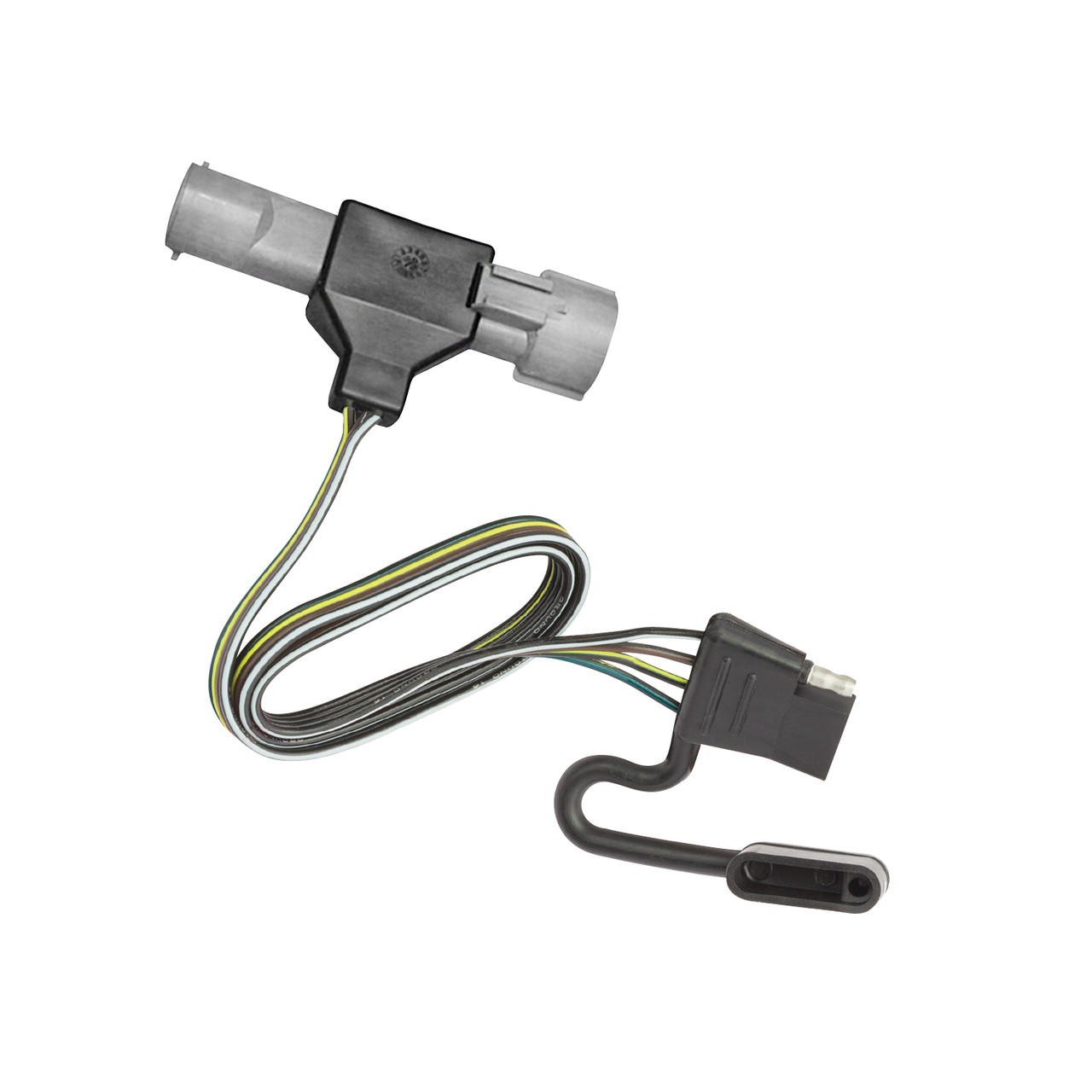 1997-1997 Ford F-350 Heavy Duty Draw-tite Class 4 Trailer Hitch, 2 Inch Square Receiver Bundle w/ Plug-n-Play T-One Wiring Harness 41904