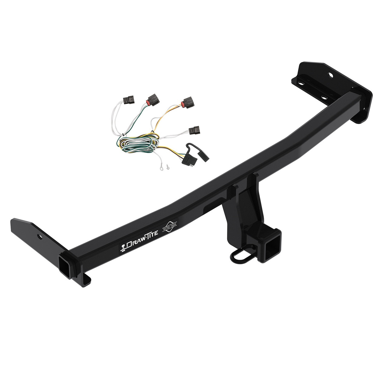 2010-2010 Dodge Journey Draw-tite Class 3 Trailer Hitch, 2 Inch Square Receiver Bundle w/ Plug-n-Play T-One Wiring Harness 76225