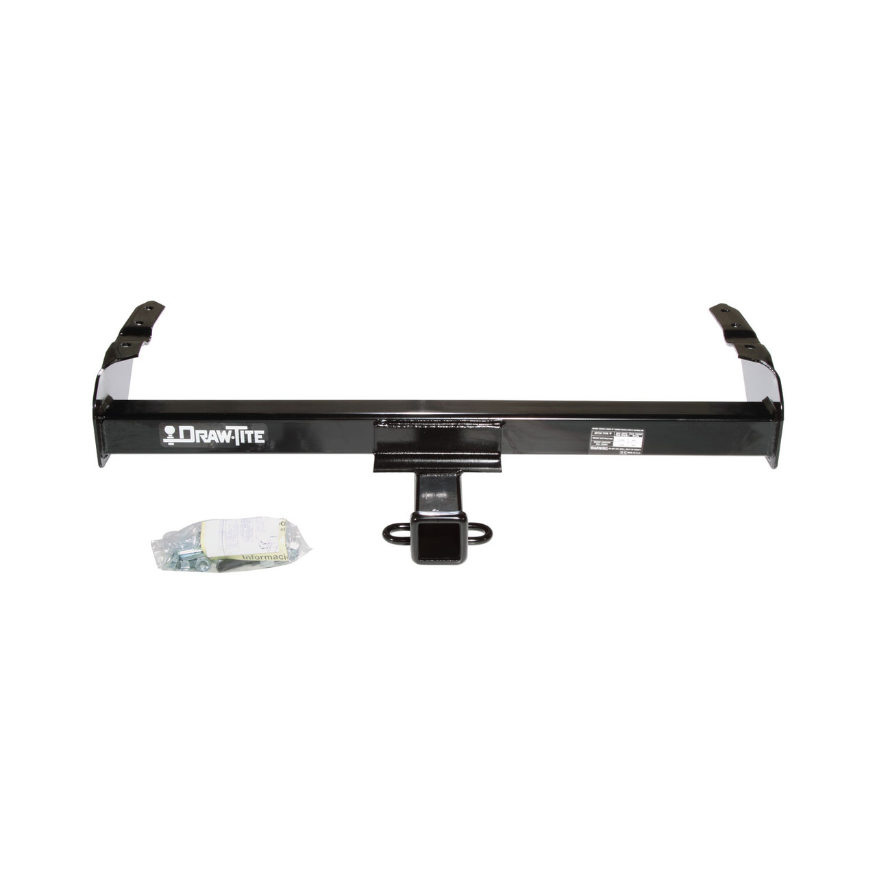 2000-2001 Dodge Dakota Draw-tite Class 3 Trailer Hitch, 2 Inch Square Receiver Bundle w/ Plug-n-Play T-One Wiring Harness 75038