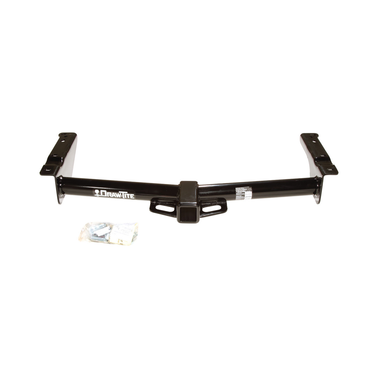 2009-2014 Ford E-150 Econoline Draw-tite Class 4 Trailer Hitch, 2 Inch Square Receiver Bundle w/ Plug-n-Play T-One Wiring Harness 75703
