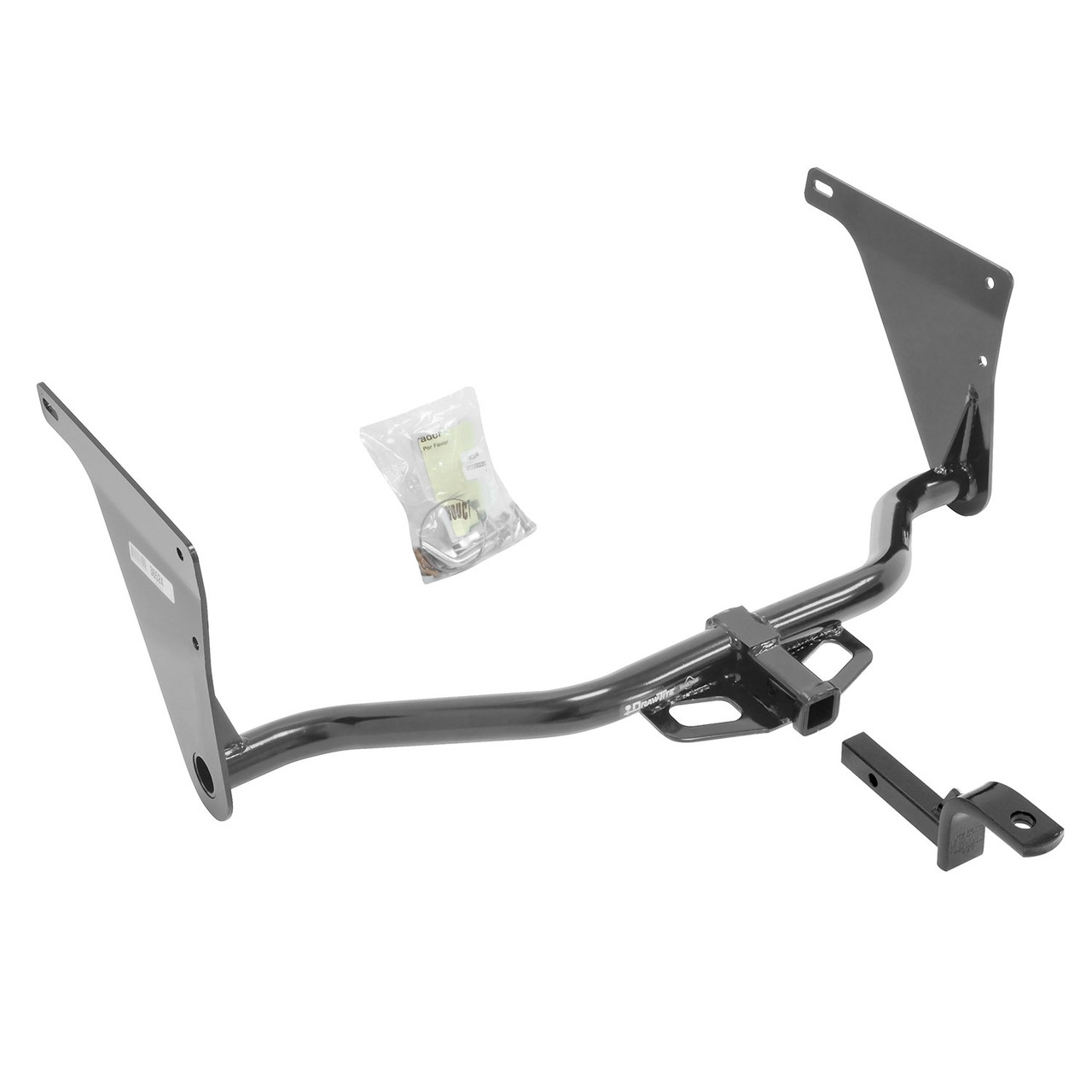 2013-2016 Ford Escape Draw-tite Class 2 Trailer Hitch, 1-1/4 Inch Square Receiver Bundle w/ Plug-n-Play T-One Wiring Harness 36524
