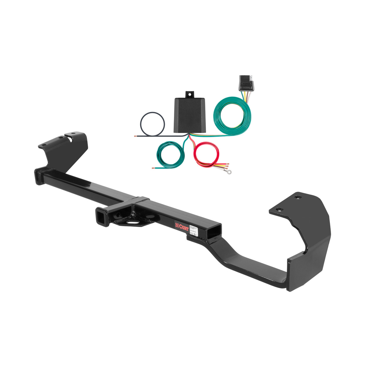 04 - 08 Toyota Solara CURT Class 2 1.25" Trailer Hitch w/ 4-flat Wiring Kit 12110