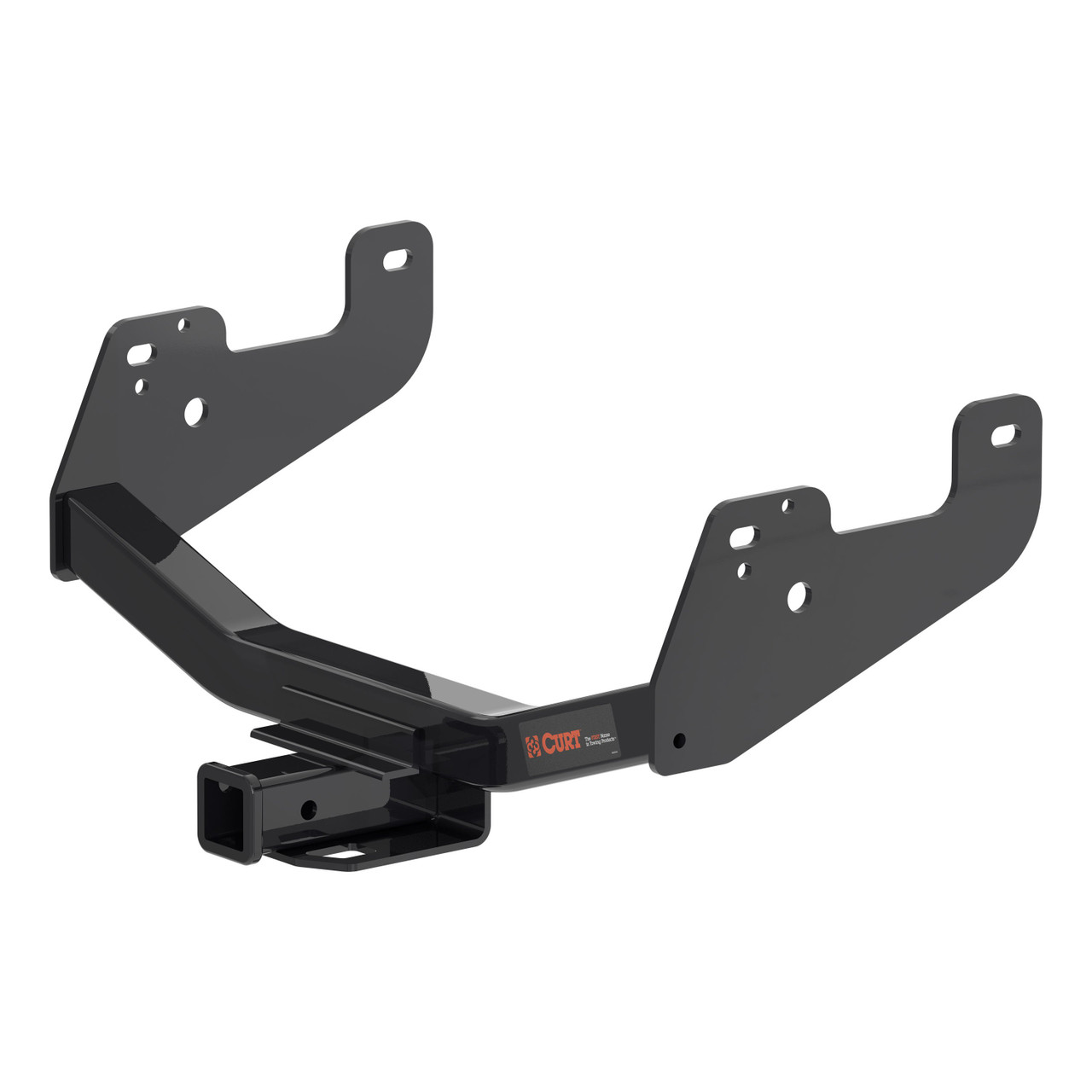 2015 - 2026 Ford F-150 w/o LED Tailights + With factory receiver Curt 2", Class 4 Trailer Tow Hitch + 4-way Wiring Kit 14021