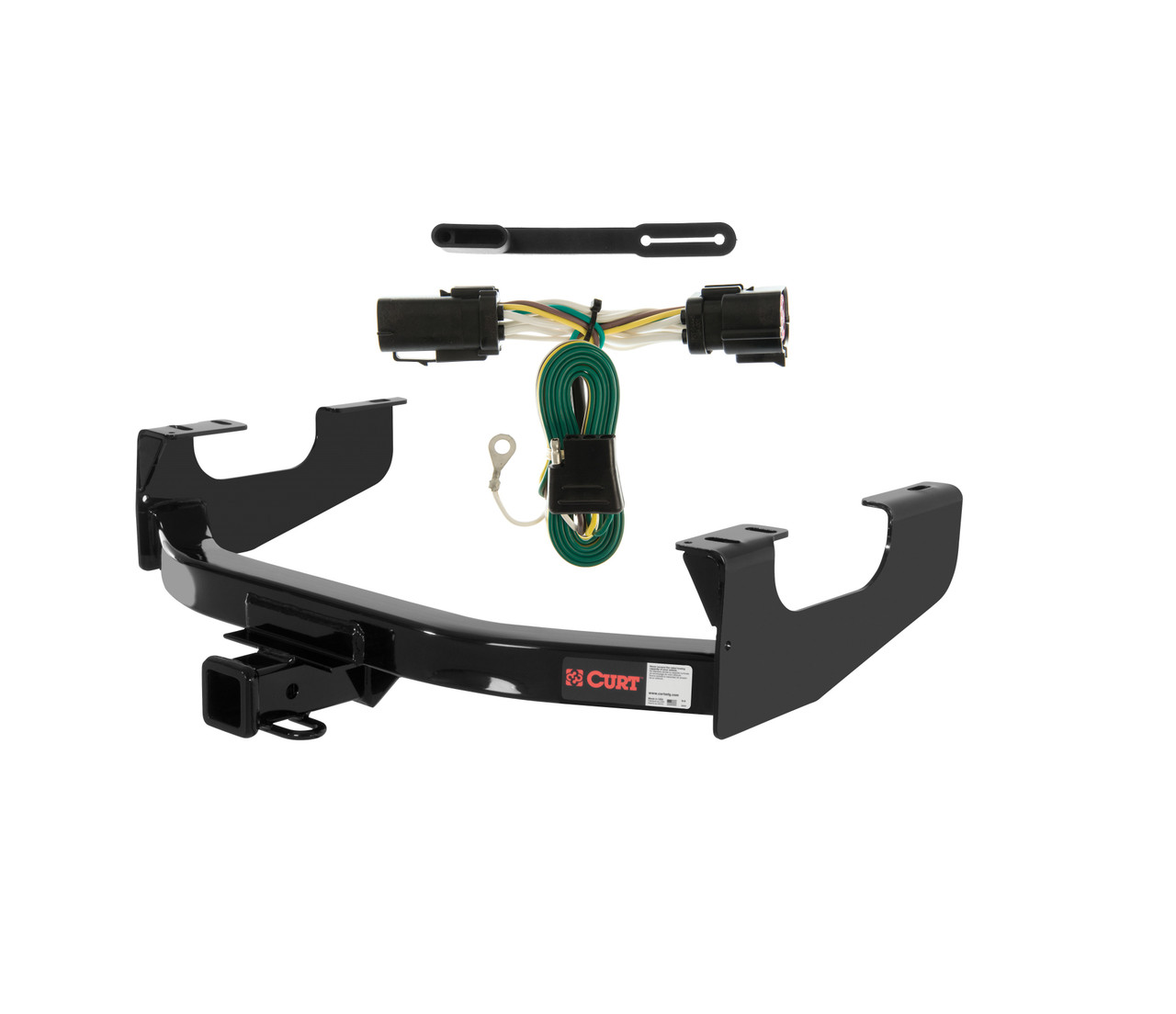 2004 Ford F-150 Heritage Edition Curt 2", Class 3 Trailer Tow Hitch + 4-flat Wiring Kit 13355