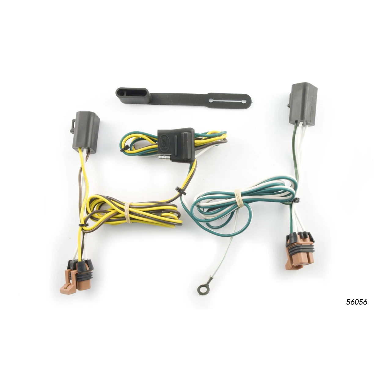 2007 - 2012 GMC Acadia Curt 2", Class 3 Trailer Tow Hitch + 4-flat Wiring Kit 13424