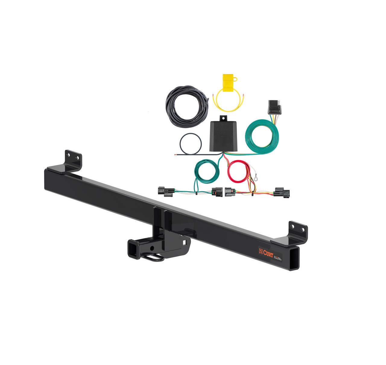 23 - 25 Honda HR-V Curt 1-1/4", Class 1 Trailer Tow Hitch + 4-flat Wiring Kit 11640