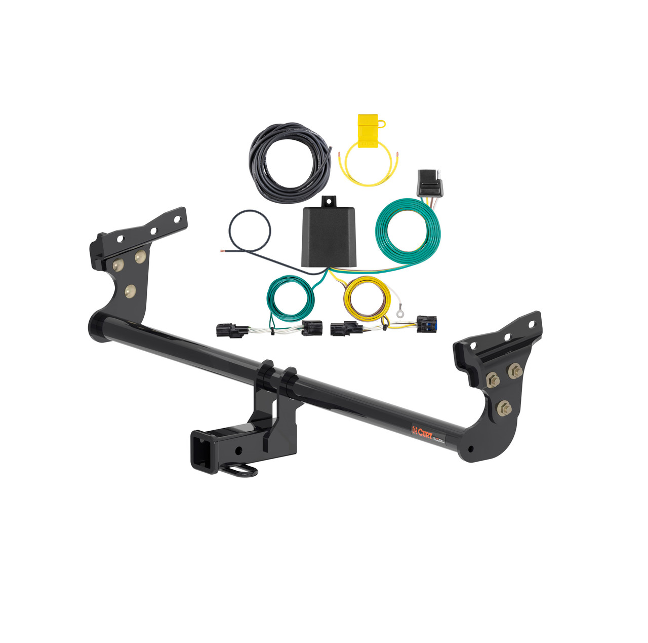 22 - 24 Hyundai Ioniq5 Curt 2", Class 3 Trailer Tow Hitch + 4-flat Wiring Kit 13520