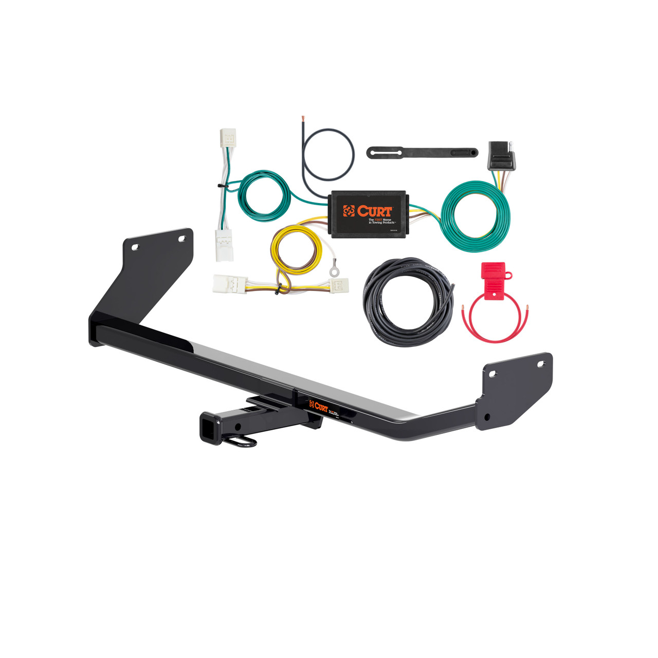 17 - 22 Hyundai Ioniq Excluding Electric or Plug-In Curt 1-1/4", Class 1 Trailer Tow Hitch + 4-flat Wiring Kit 11486 17 - 22 Hyundai Ioniq Excluding Electric or Plug-In Curt 1-1/4", Class 1 Trailer Tow Hitch + 4-flat Wiring Kit 11486