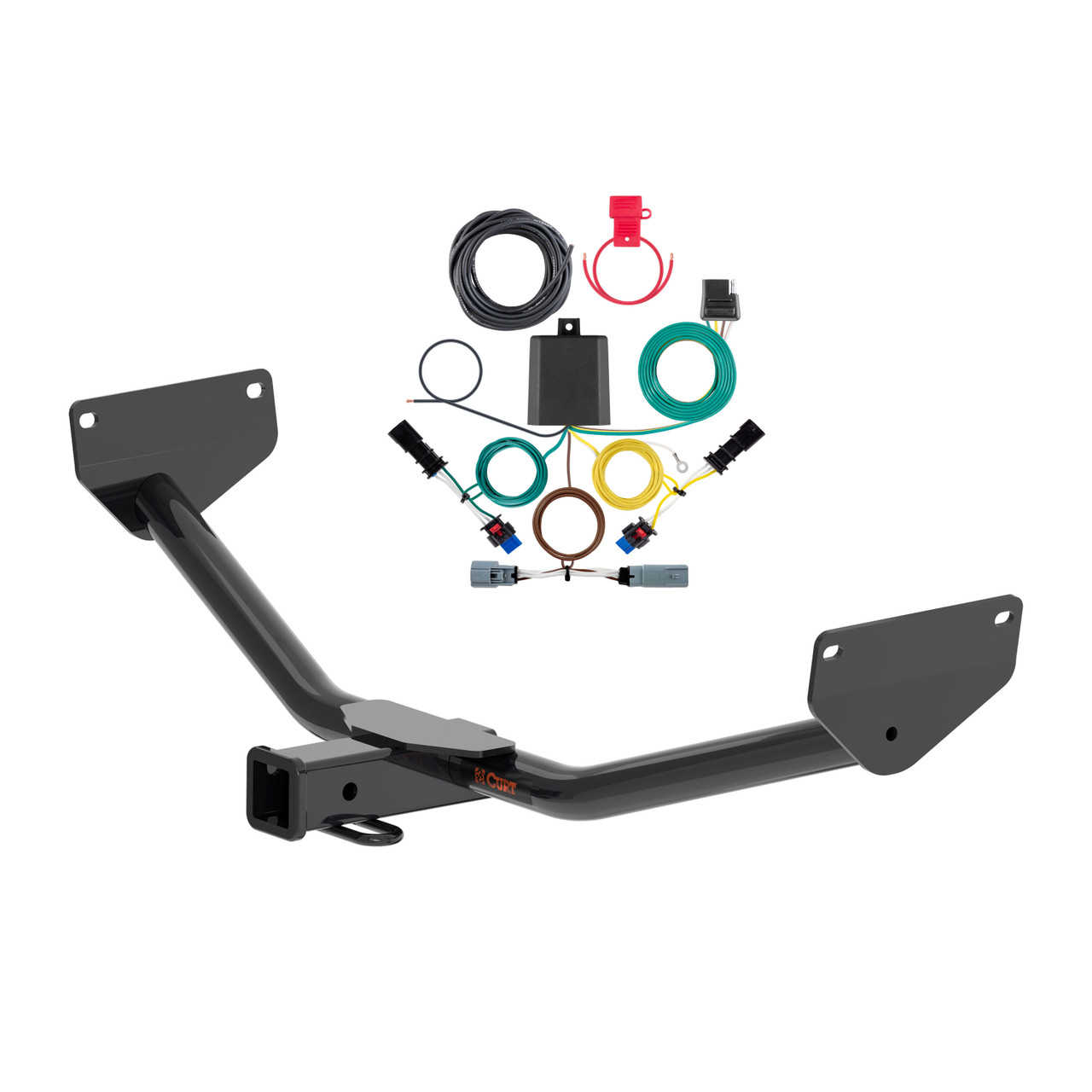 24 - 25 Buick Envista Avenir only Curt 2", Class 3 Trailer Tow Hitch + 4-flat Wiring Kit 13585