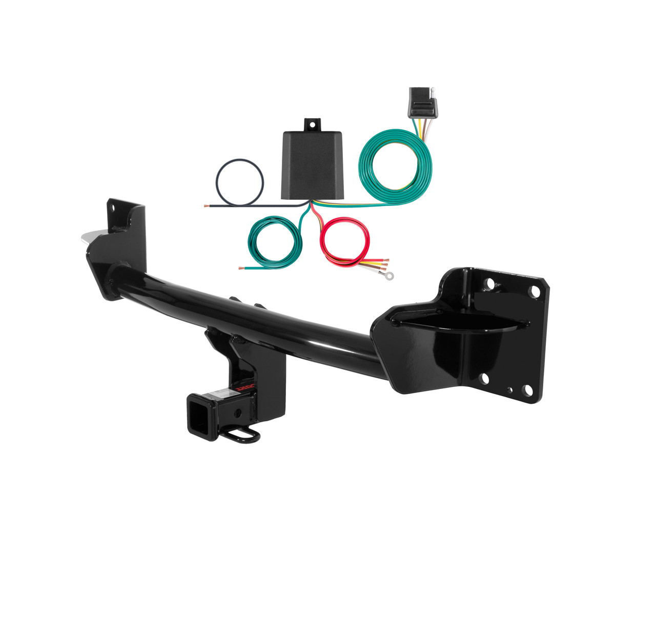 07 - 18 Buick X5  Curt 2", Class 3 Trailer Tow Hitch + 4-flat Wiring Kit 13077