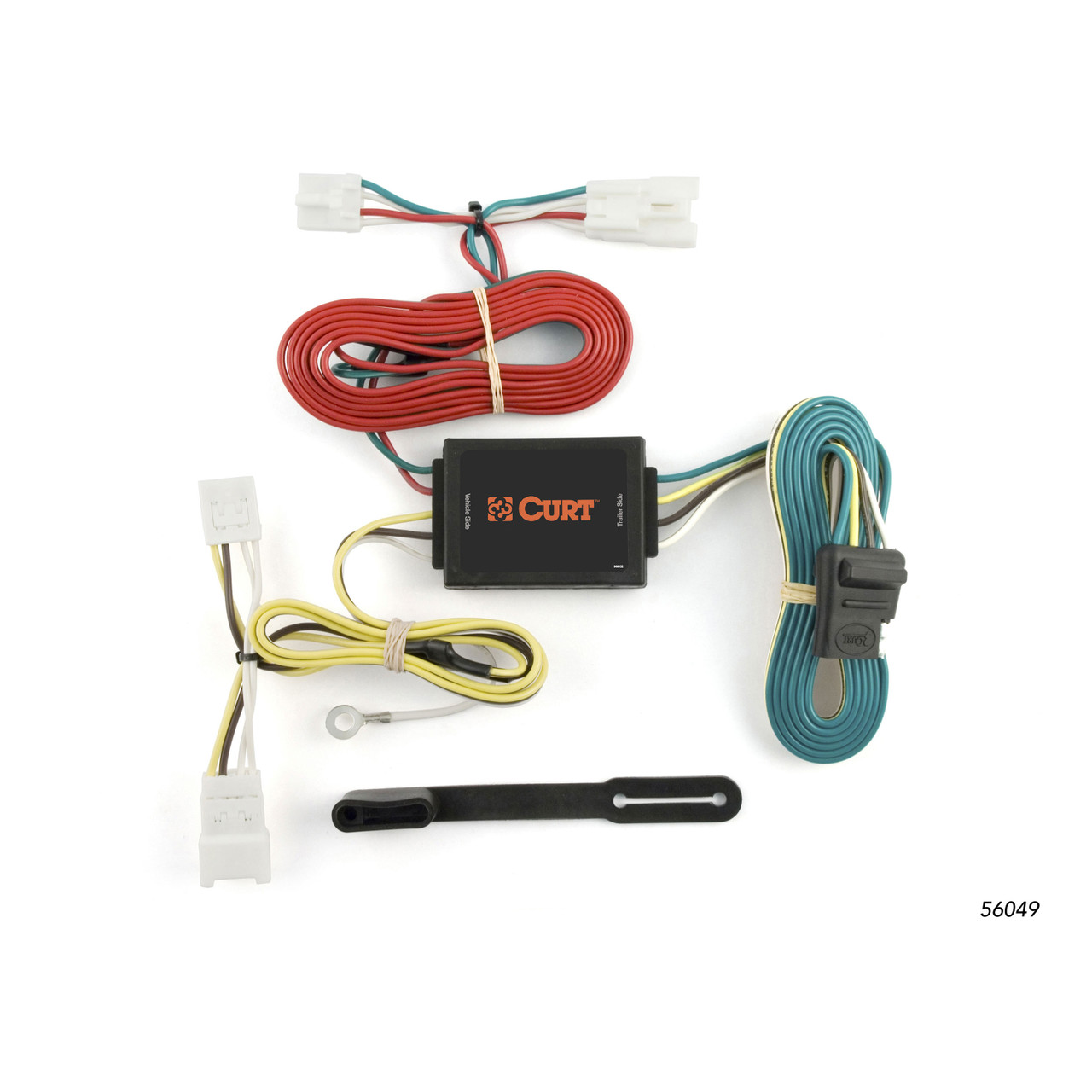 07 - 10 Hyundai Elantra Sedan Curt 1-1/4", Class 1 Trailer Tow Hitch + 4-flat Wiring Kit 11467