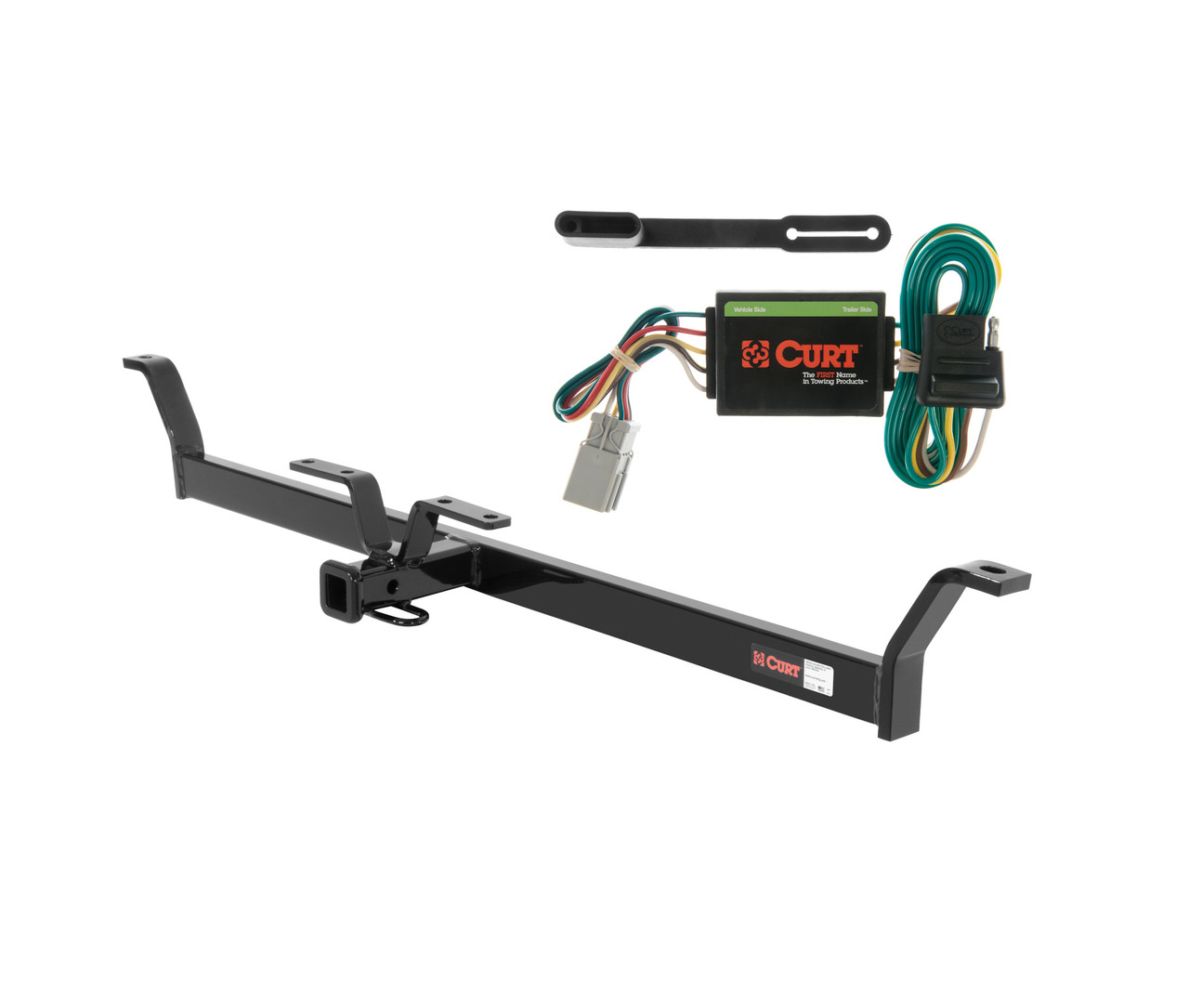 96 - 99 Isuzu Oasis Curt 1-1/4", Class 1 Trailer Tow Hitch + 4-flat Wiring Kit 11211