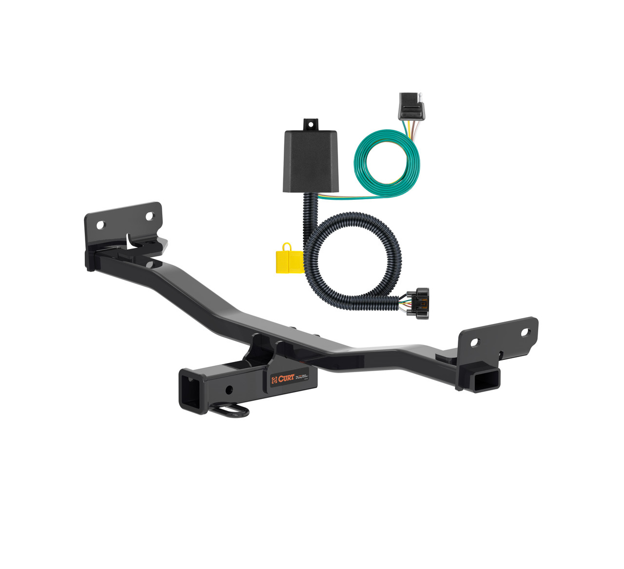 22 - 24 Hyundai Tucson Curt 2", Class 3 Trailer Tow Hitch + 4-flat Wiring Kit 13485
