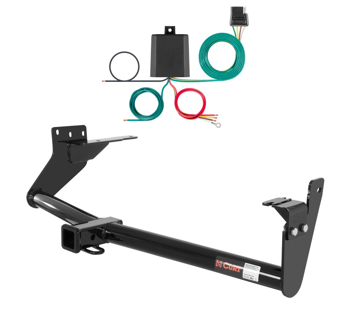 2009 - 2014 Infiniti FX37 Curt 2", Class 3 Trailer Tow Hitch + 4-flat Wiring Kit 13554