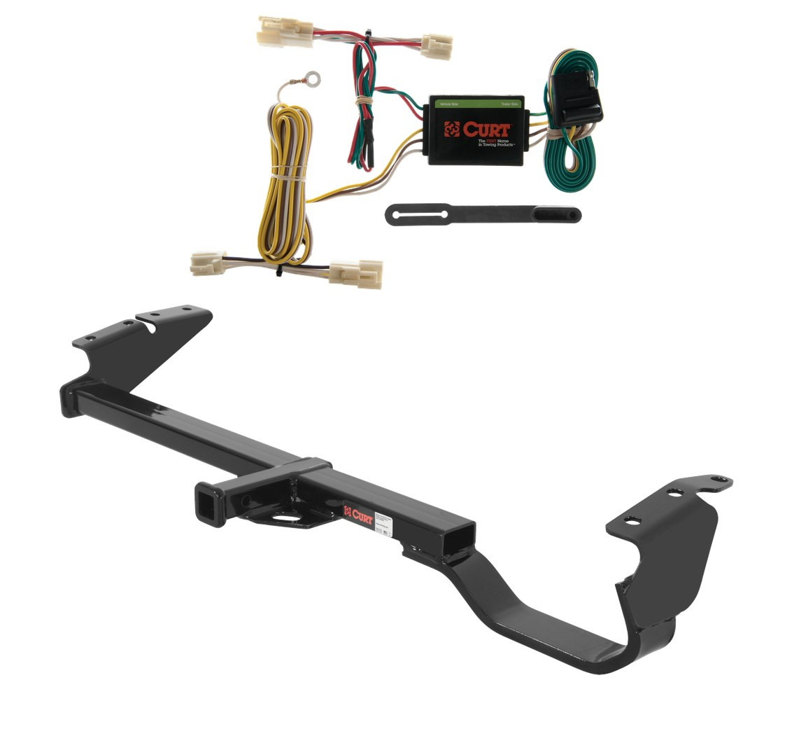 1997 - 2001 Toyota Camry Curt 1-1/4", Class 2 Trailer Tow Hitch + 4-flat Wiring Kit 12339