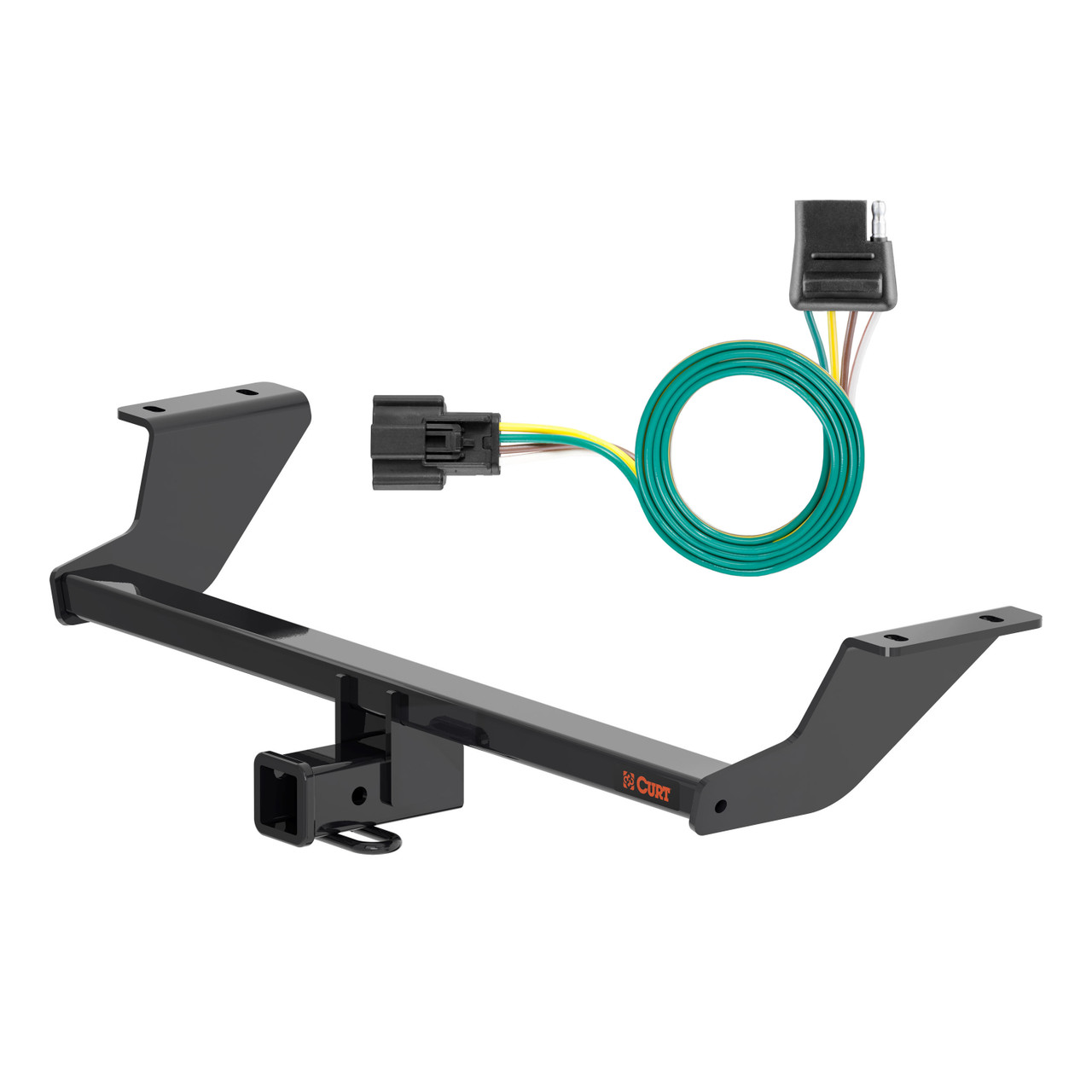 24 - 25 Chevrolet Blazer EV Curt 2", Class 3 Trailer Tow Hitch + 4-flat Wiring Kit 13589