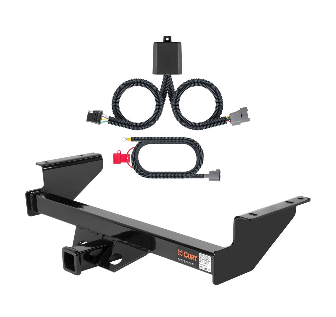 2001 - 2002 Toyota Tundra #13180 will not fit with towable bumper mount Curt 2", Class 3 Trailer Tow Hitch + 4-flat Wiring Kit 13184