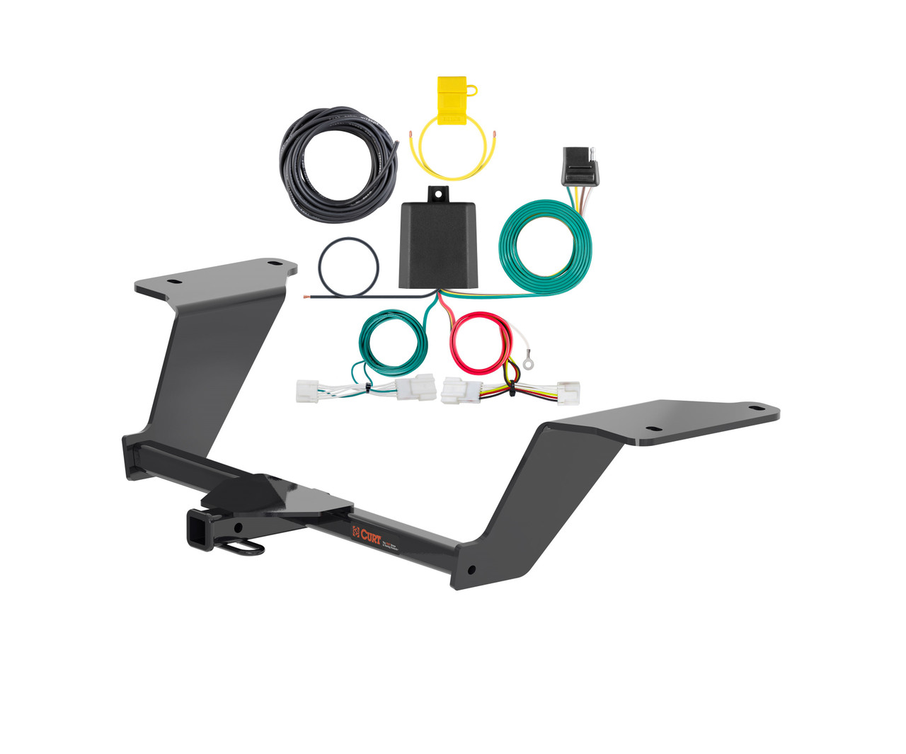 21 - 24 Kia K5 Curt 1-1/4", Class 1 Trailer Tow Hitch + 4-flat Wiring Kit 11623