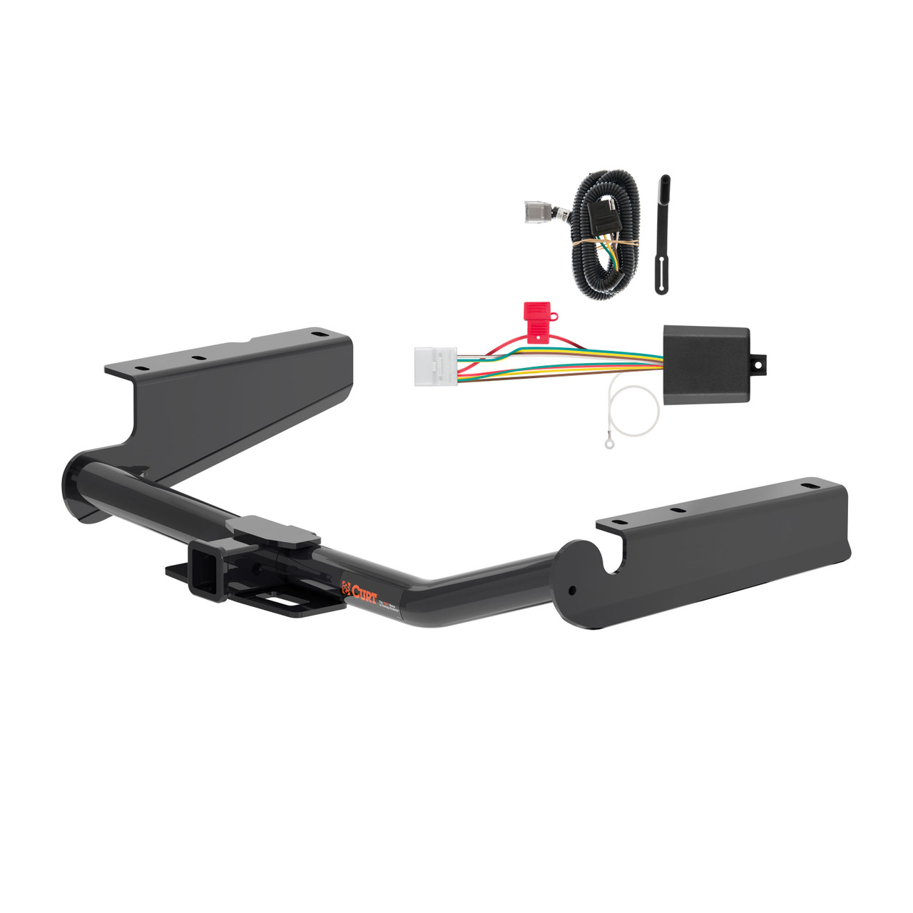 20 - 24 Toyota Highlander Excluding XSE Curt 2", Class 3 Trailer Tow Hitch + 4-flat Wiring Kit 13460-6 20 - 24 Toyota Highlander Excluding XSE Curt 2", Class 3 Trailer Tow Hitch + 4-flat Wiring Kit 13460-6