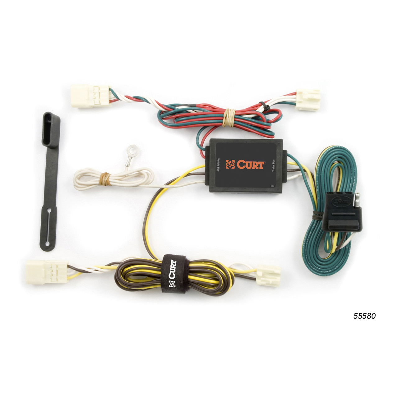 04 - 10 Toyota Sienna Curt 1-1/4", Class 2 Trailer Tow Hitch + 4-flat Wiring Kit 12065