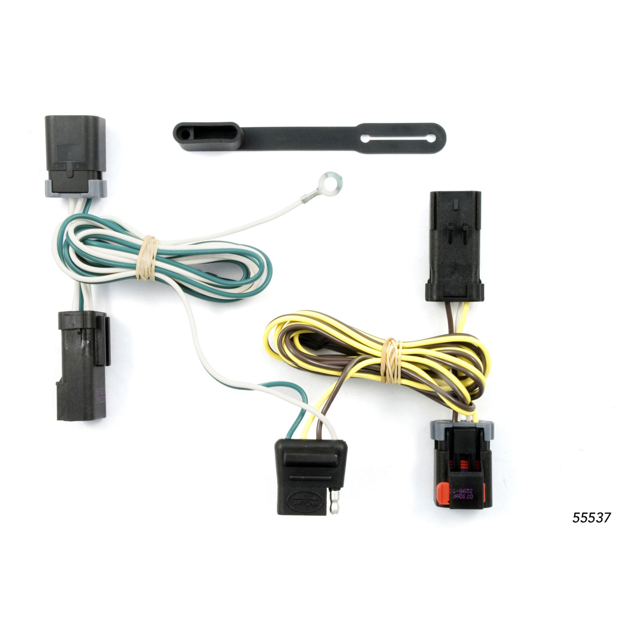 04 - 07 Chrysler Town & Country With Stow 'n Go Curt 1-1/4", Class 2 Trailer Tow Hitch + 4-flat Wiring Kit 12289