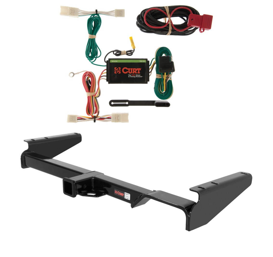 2001 - 2003 Toyota Highlander Curt 2", Class 3 Trailer Tow Hitch + 4-flat Wiring Kit 13429-11