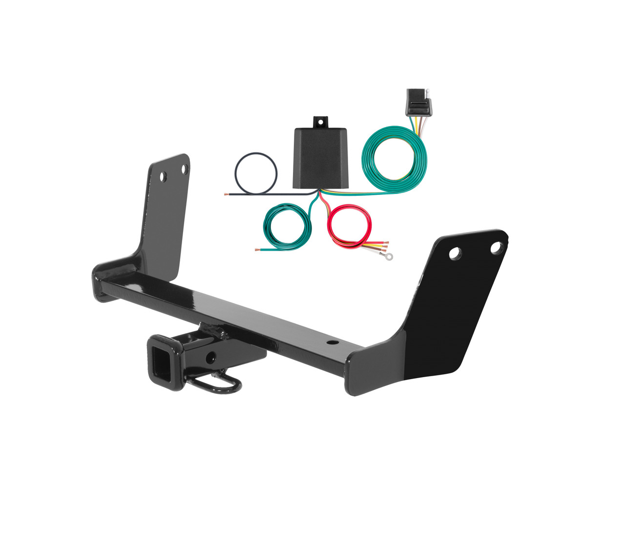 03 - 04 Volkswagen Passat W8, wagon Curt 1-1/4", Class 1 Trailer Tow Hitch + 4-flat Wiring Kit 11164