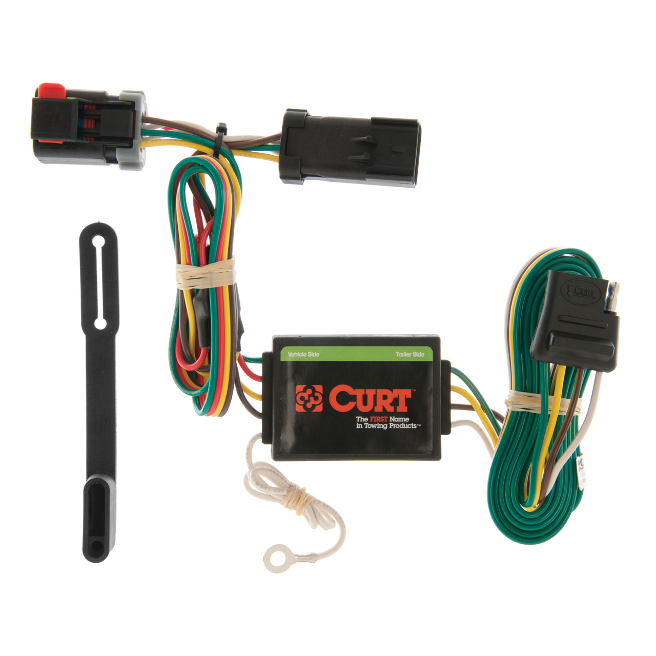 01 - 03 Dodge Grand Caravan Excluding Stow 'n Go Curt 1-1/4", Class 2 Trailer Tow Hitch + 4-flat Wiring Kit 12094