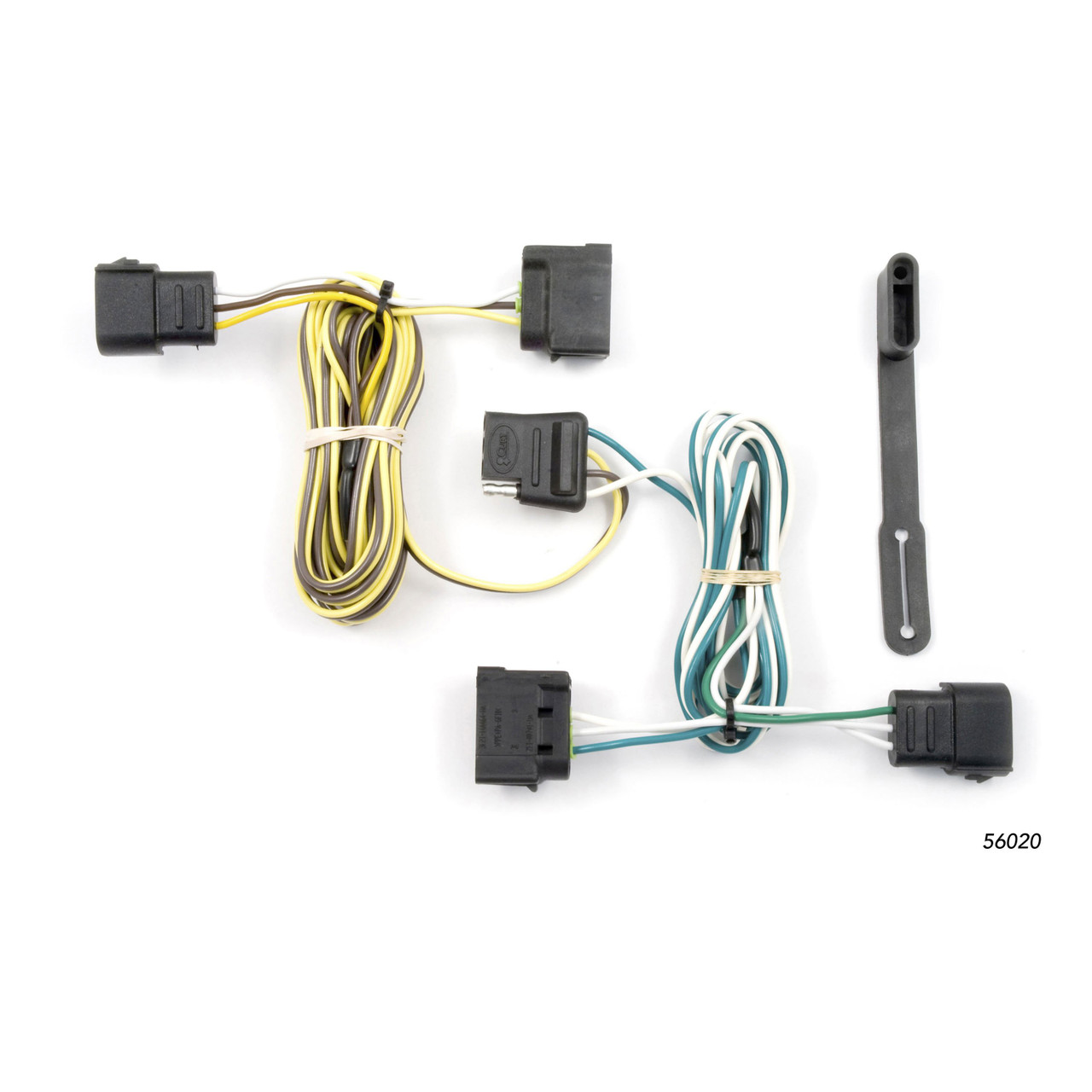 2004 - 2014 Ford E-150 Curt 2", Class 3 Trailer Tow Hitch + 4-flat Wiring Kit 13055