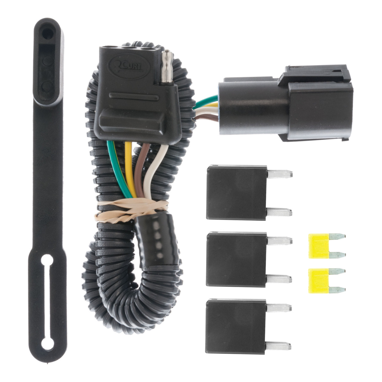 04 - 07 Mercury Monterey Van Curt 2", Class 3 Trailer Tow Hitch + 4-flat Wiring Kit 13587