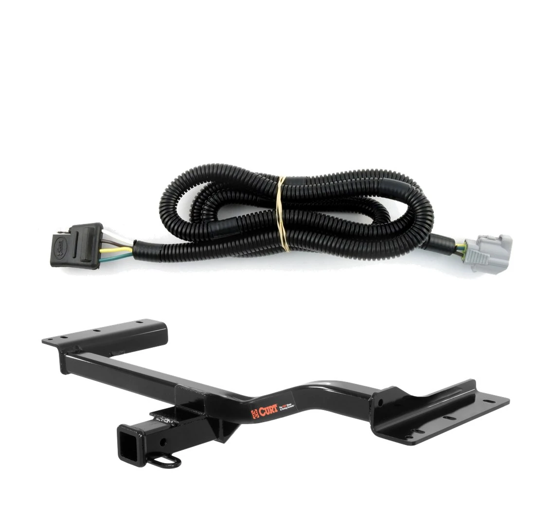 2010 - 2012 Lexus RX350 Curt 2", Class 3 Trailer Tow Hitch + 4-flat Wiring Kit 13143