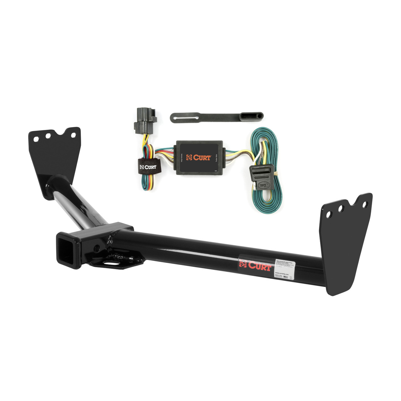 03 - 06 Kia Sorento Curt 2", Class 3 Trailer Tow Hitch + 4-flat Wiring Kit 13513