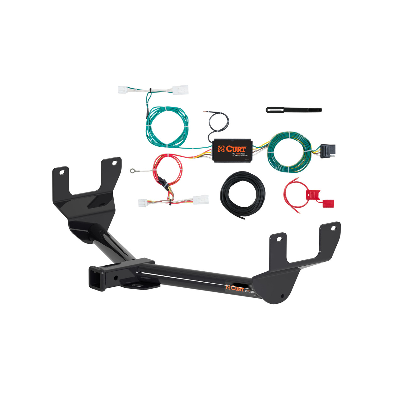 15 - 17 Lexus NX200t Curt 2", Class 3 Trailer Tow Hitch + 4-flat Wiring Kit 13337