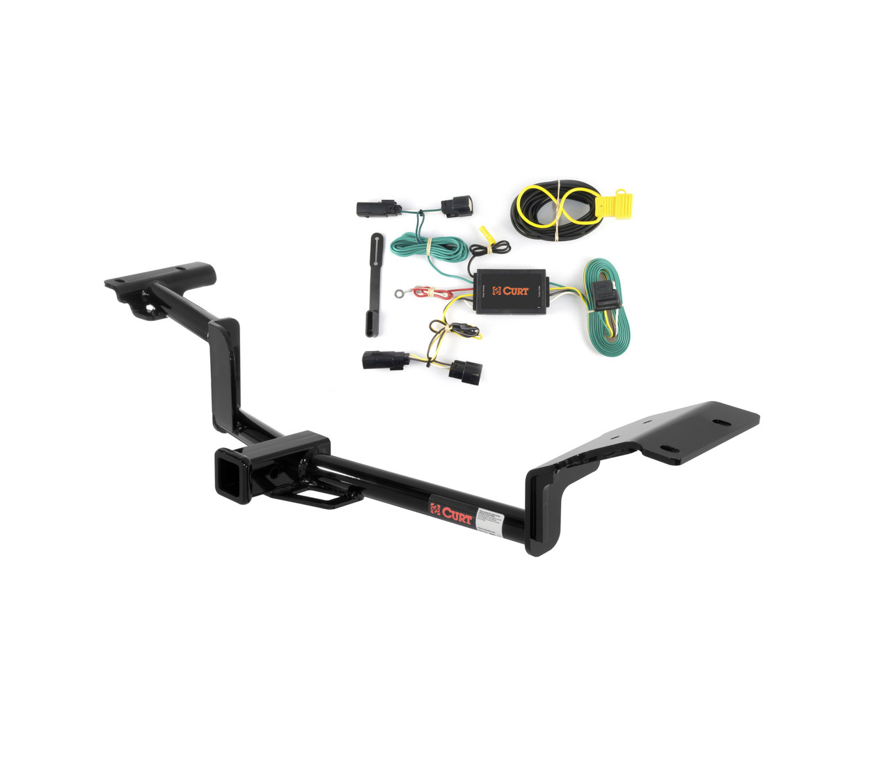 10 - 17 Lincoln MKT With EcoBoost Curt 2", Class 3 Trailer Tow Hitch + 4-flat Wiring Kit 13110