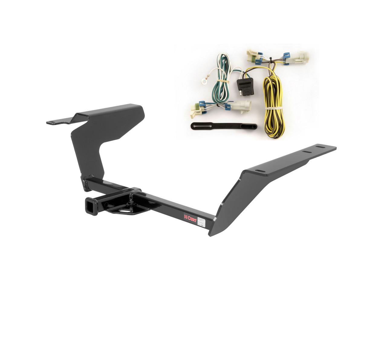 07 - 10 Pontiac G5 Coupe Curt 1-1/4", Class 1 Trailer Tow Hitch + 4-flat Wiring Kit 11447