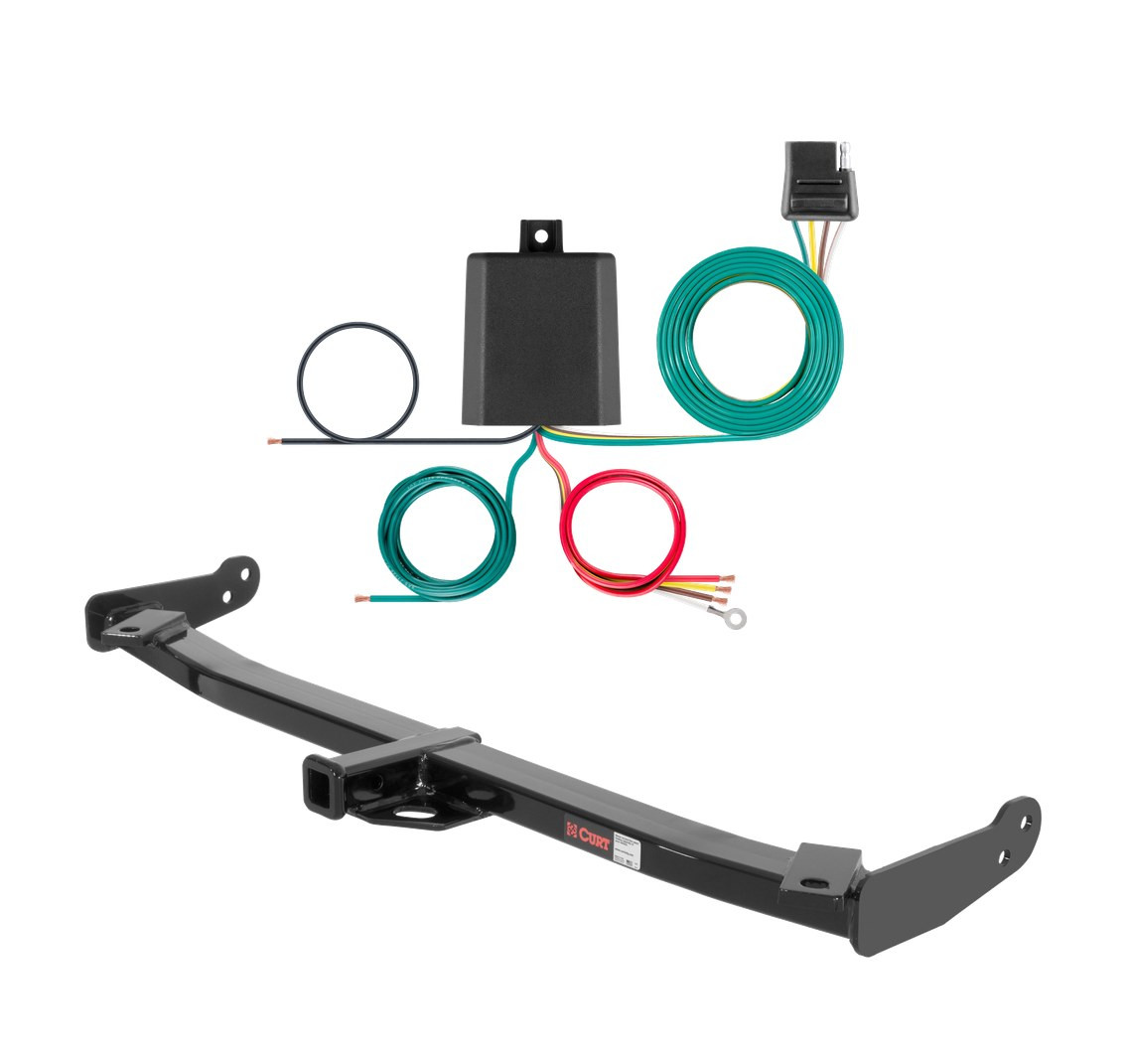 2003 - 2006 Subaru Baja Curt 1-1/4", Class 1 Trailer Tow Hitch + 4-flat Wiring Kit 11280