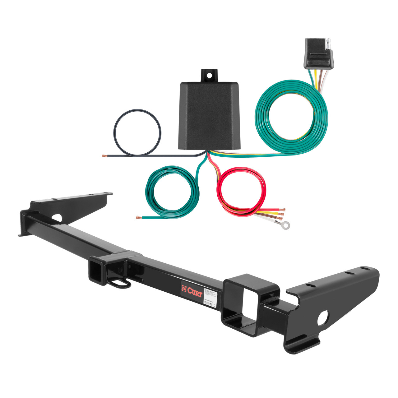 2000 Lexus LX470 Curt 2", Class 3 Trailer Tow Hitch + 4-flat Wiring Kit 13443