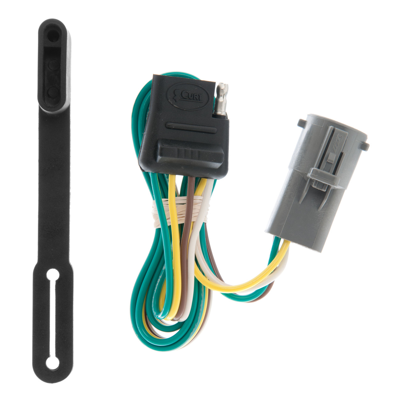 2001 Mazda B2300 01 - 05 models are no drill Curt 1-1/4", Class 2 Trailer Tow Hitch + 4-flat Wiring Kit 12012